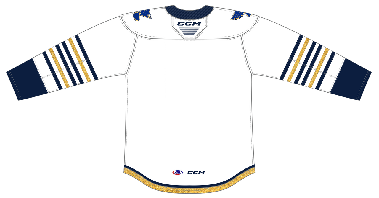 CCM Quicklite Springfield Thunderbirds Adult White Premier Jersey (25-26)
