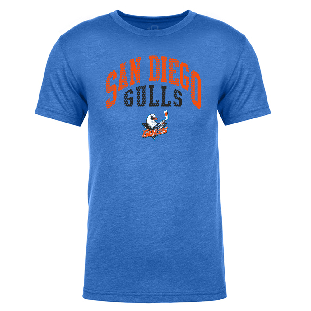 108 Stitches San Diego Gulls Adult Athletic Short Sleeve T-Shirt