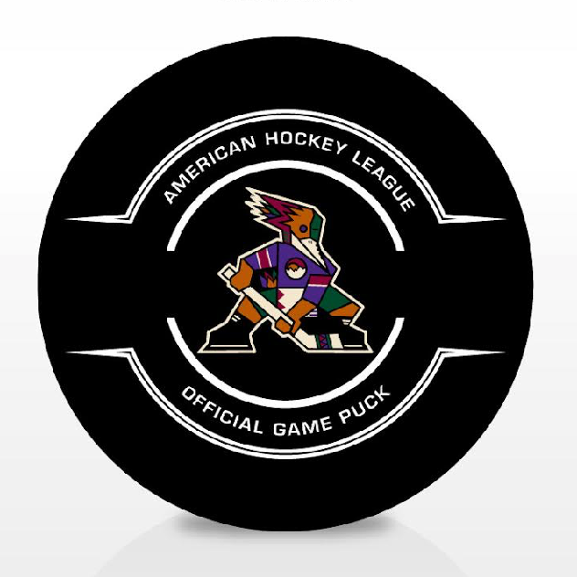 Tucson Roadrunners Official 90th Anniversary Edition Game Puck