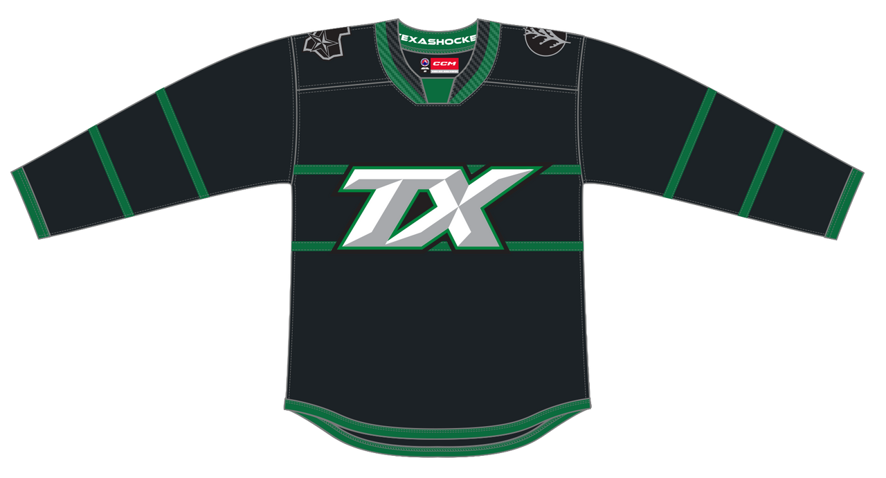CCM Quicklite Texas Stars Premier Black Alternate Jersey