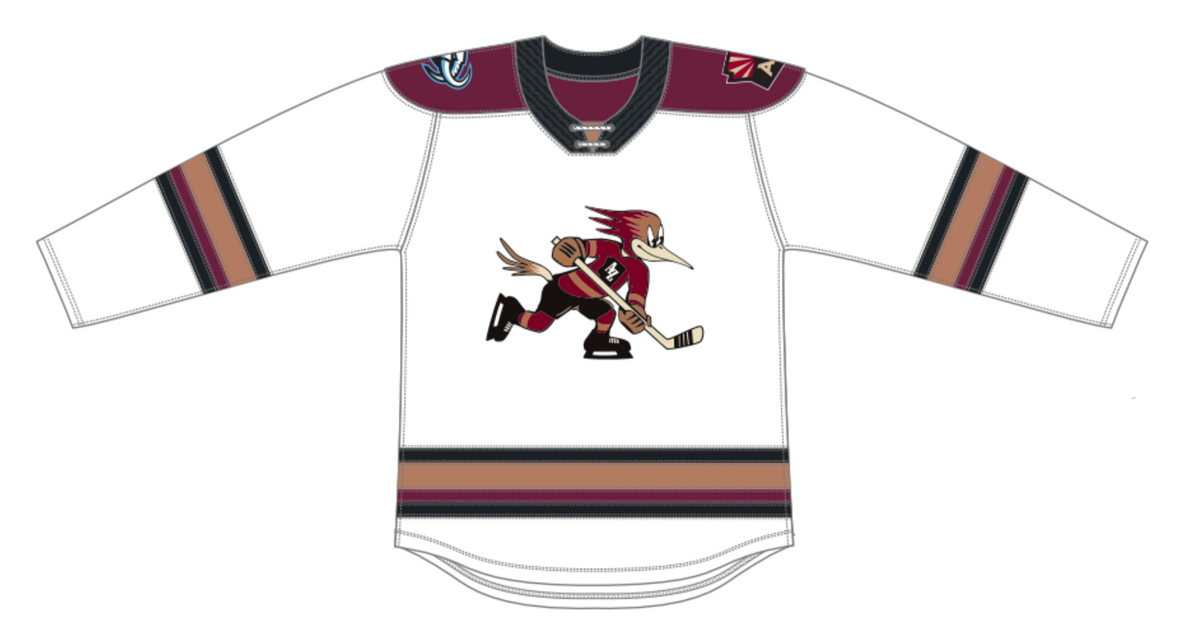CCM Quicklite Tucson Roadrunners Premier White Jersey (26-27)