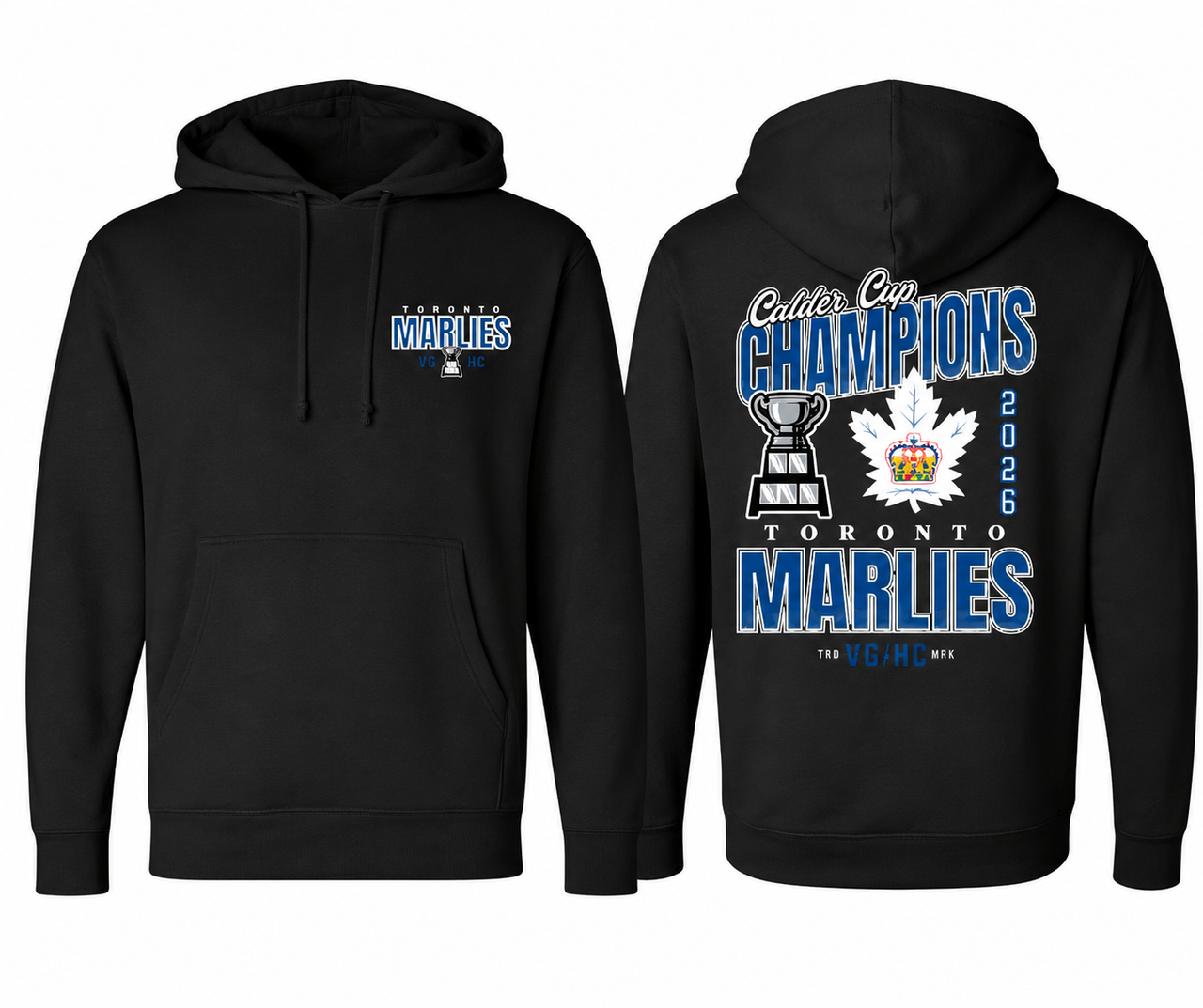 Violent Gentlemen Toronto Marlies 2026 Calder Cup Champions Adult Pullover Hoodie