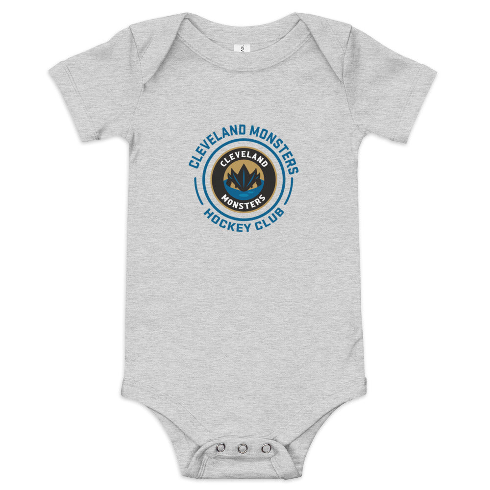 Cleveland Monsters Faceoff Baby Onesie