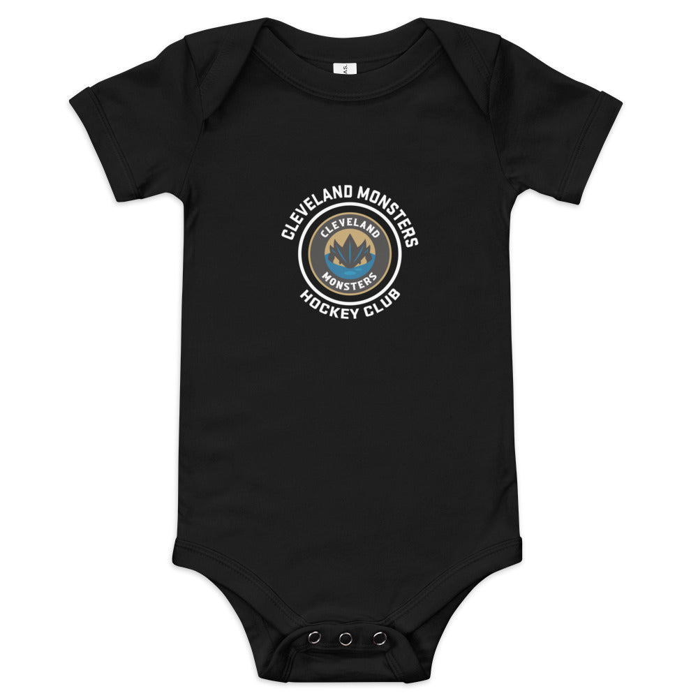 Cleveland Monsters Faceoff Baby Onesie