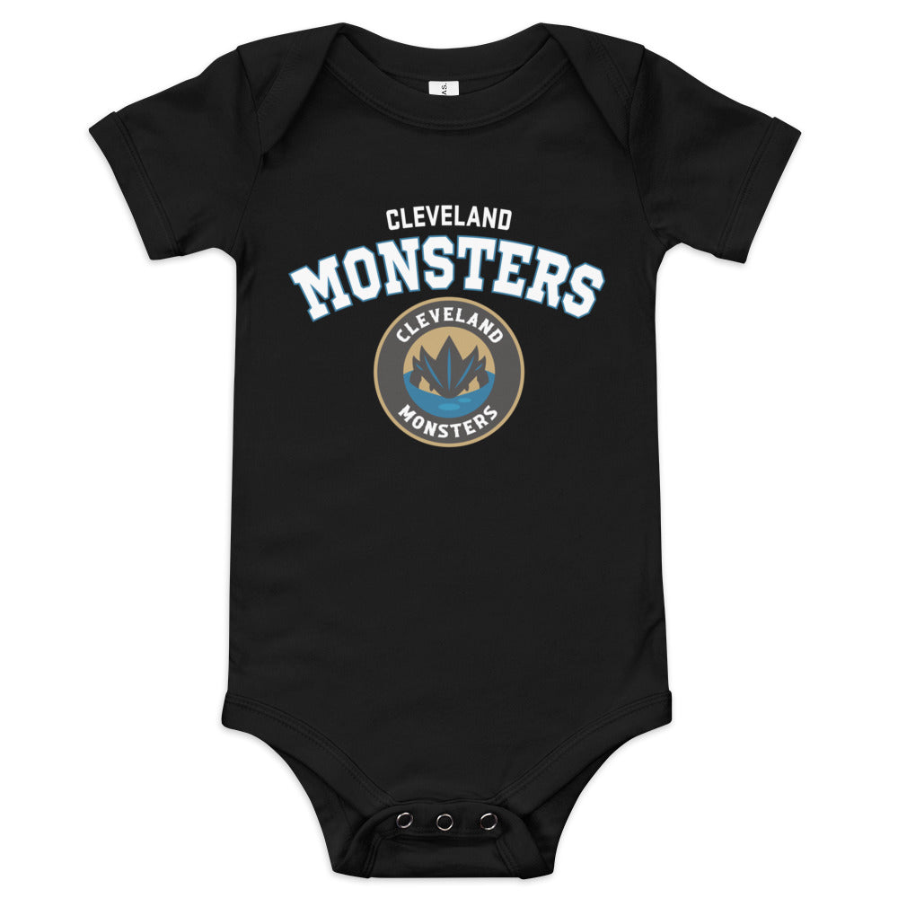 cleveland monsters clothing Cleveland Monsters Arch Baby Onesie