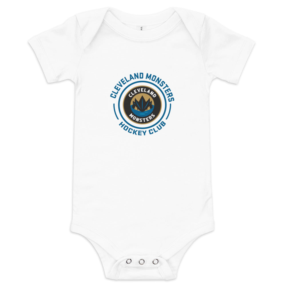 Cleveland Monsters Faceoff Baby Onesie