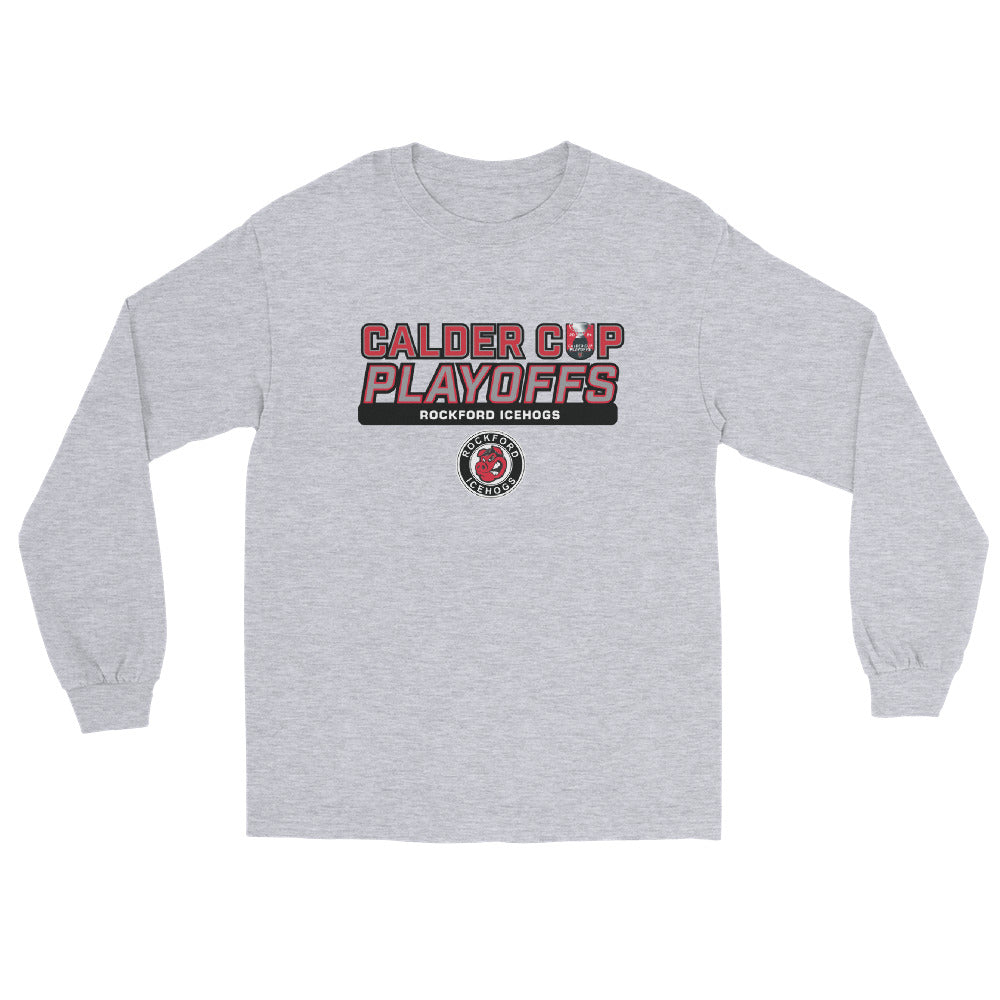 Rockford Icehogs 2024 Calder Cup Playoffs Adult Long Sleeve Tee