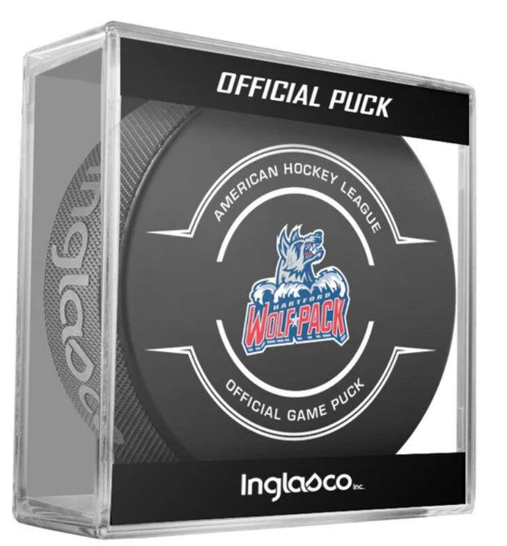 Hartford Wolf Pack Official 90th Anniversary Edition Game Puck