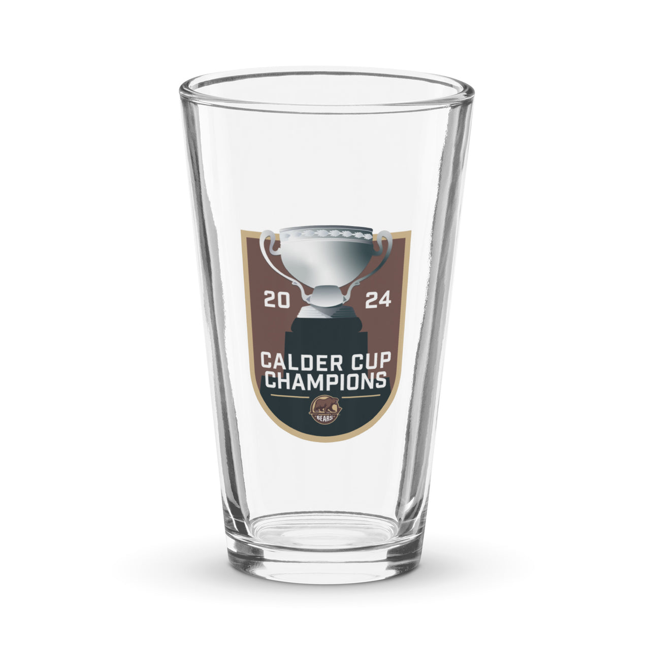 Hershey Bears 2024 Calder Cup Champions 16 oz Pint Glass