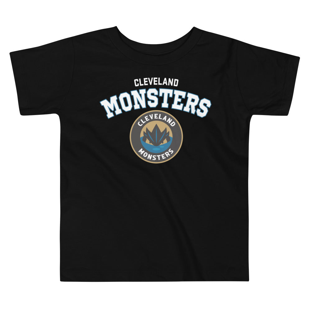 Cleveland Monsters Arch Toddler Short Sleeve T-Shirt