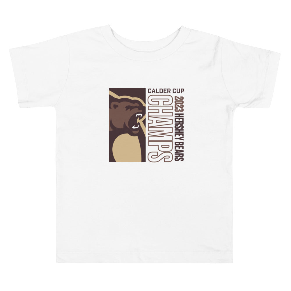 Hershey Bears 2023 Calder Cup Champions Toddler Icon Short Sleeve T-Shirt