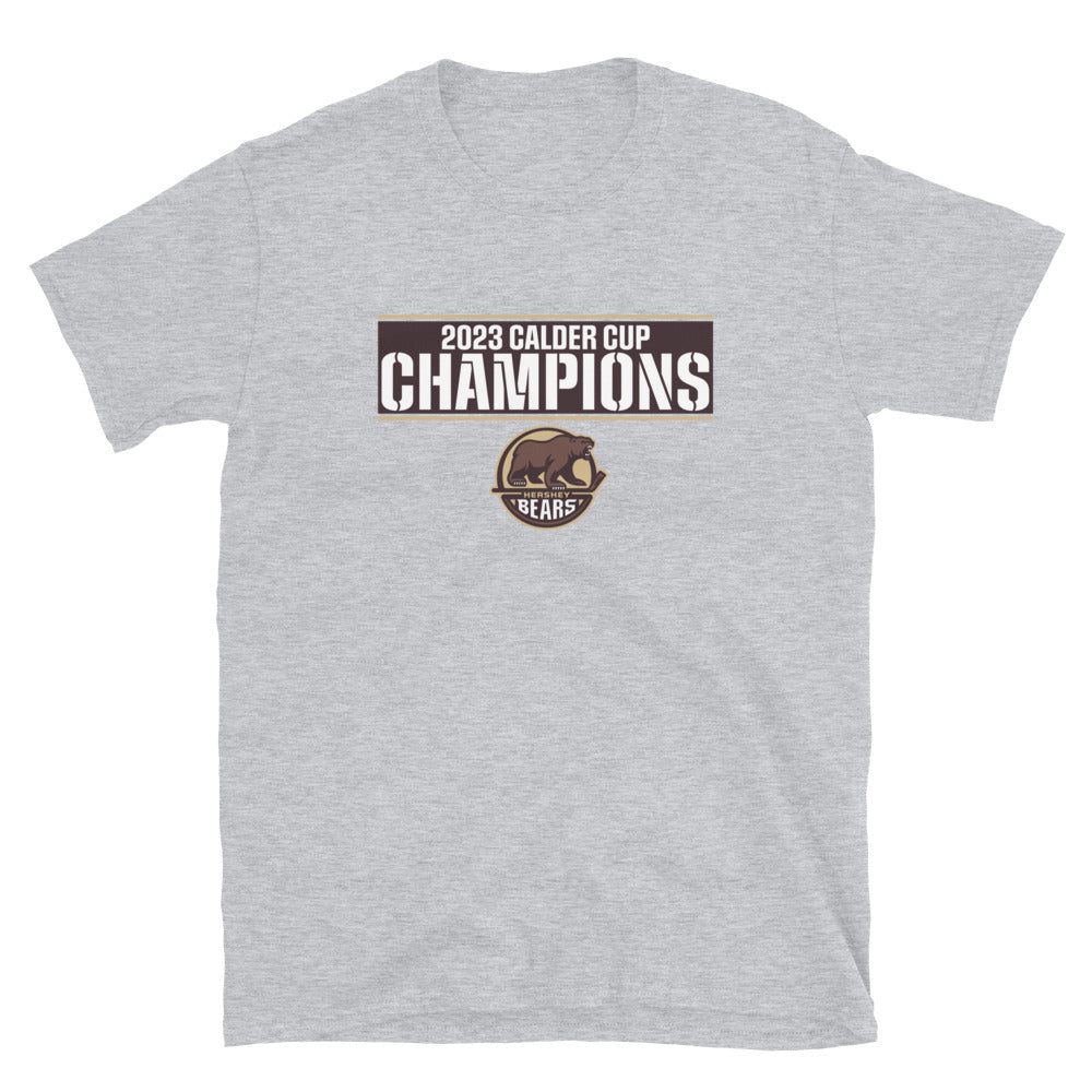 Hershey Bears 2023 Calder Cup Champions Adult Short Sleeve Roster T-Shirt