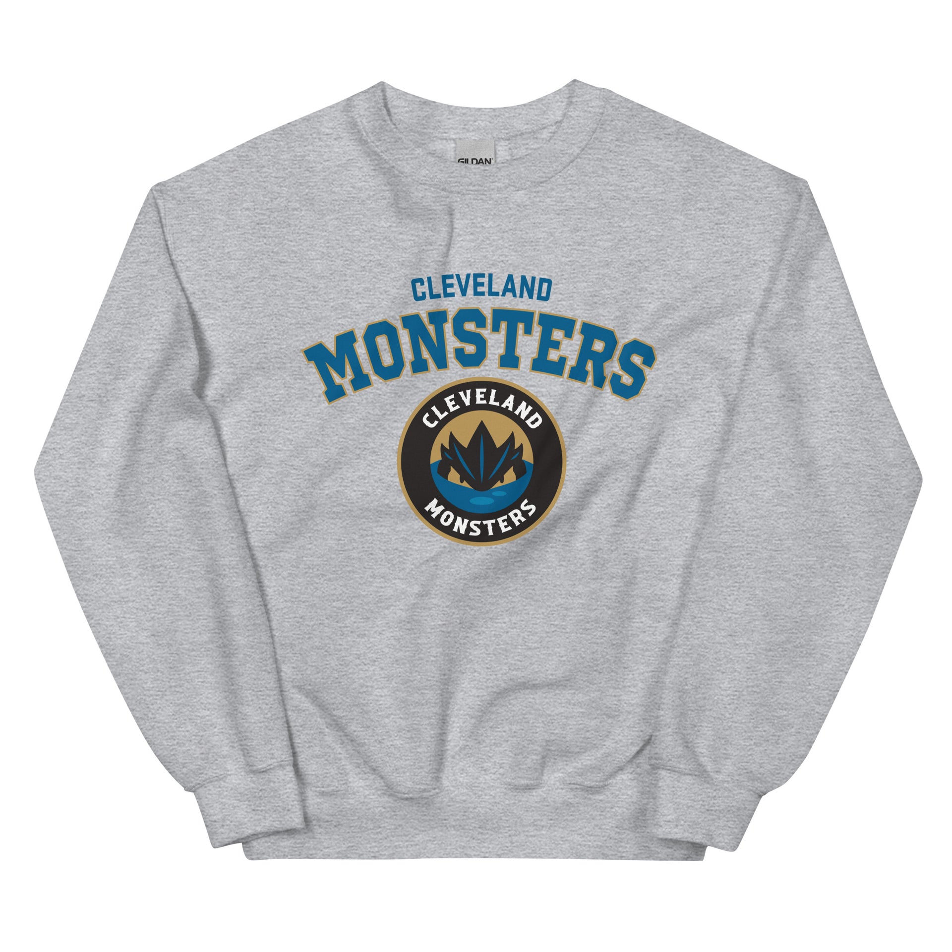 cleveland monsters sweatshirt Cleveland Monsters Adult Arch Crewneck Sweatshirt