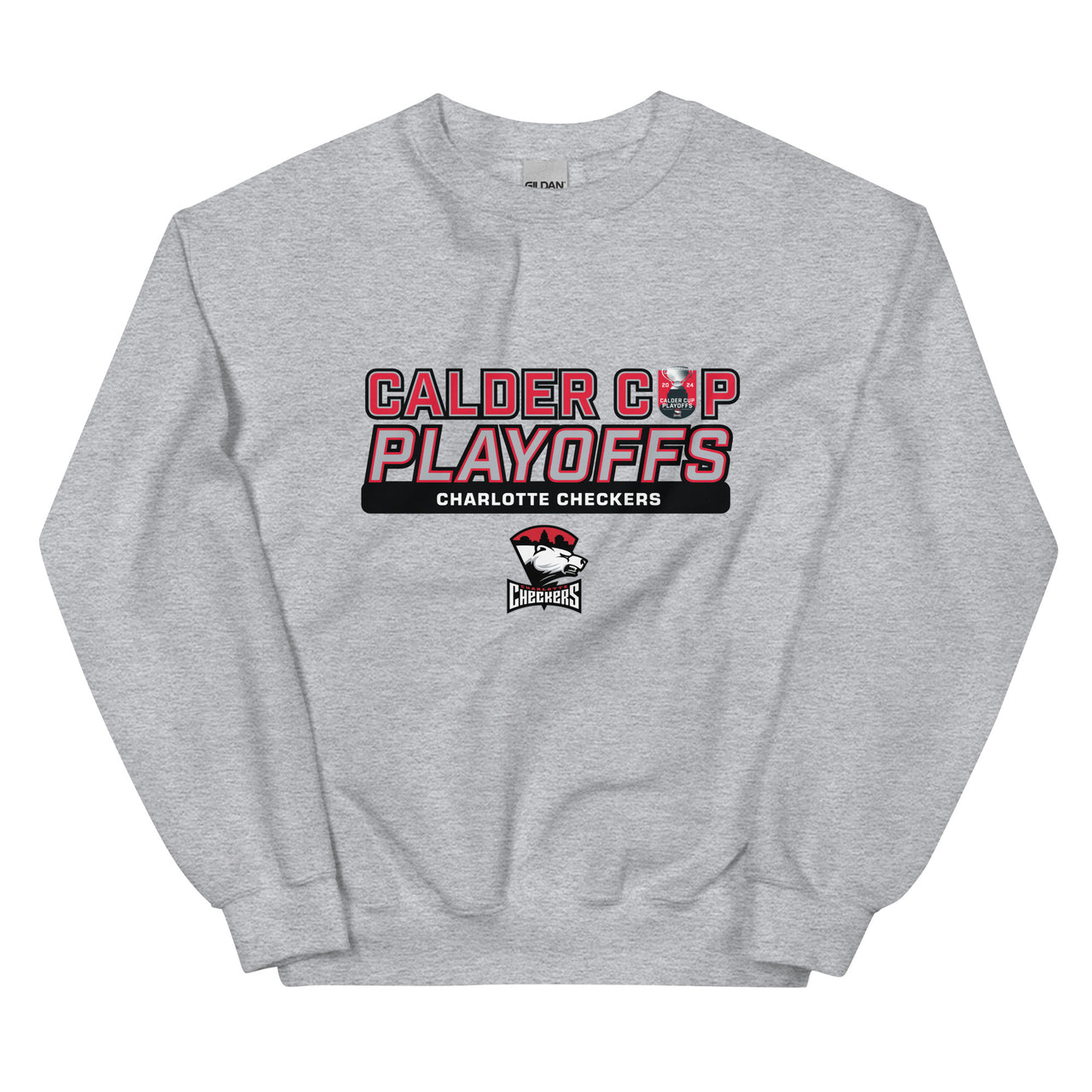 Charlotte Checkers 2024 Calder Cup Playoffs Adult Crewneck Sweatshirt