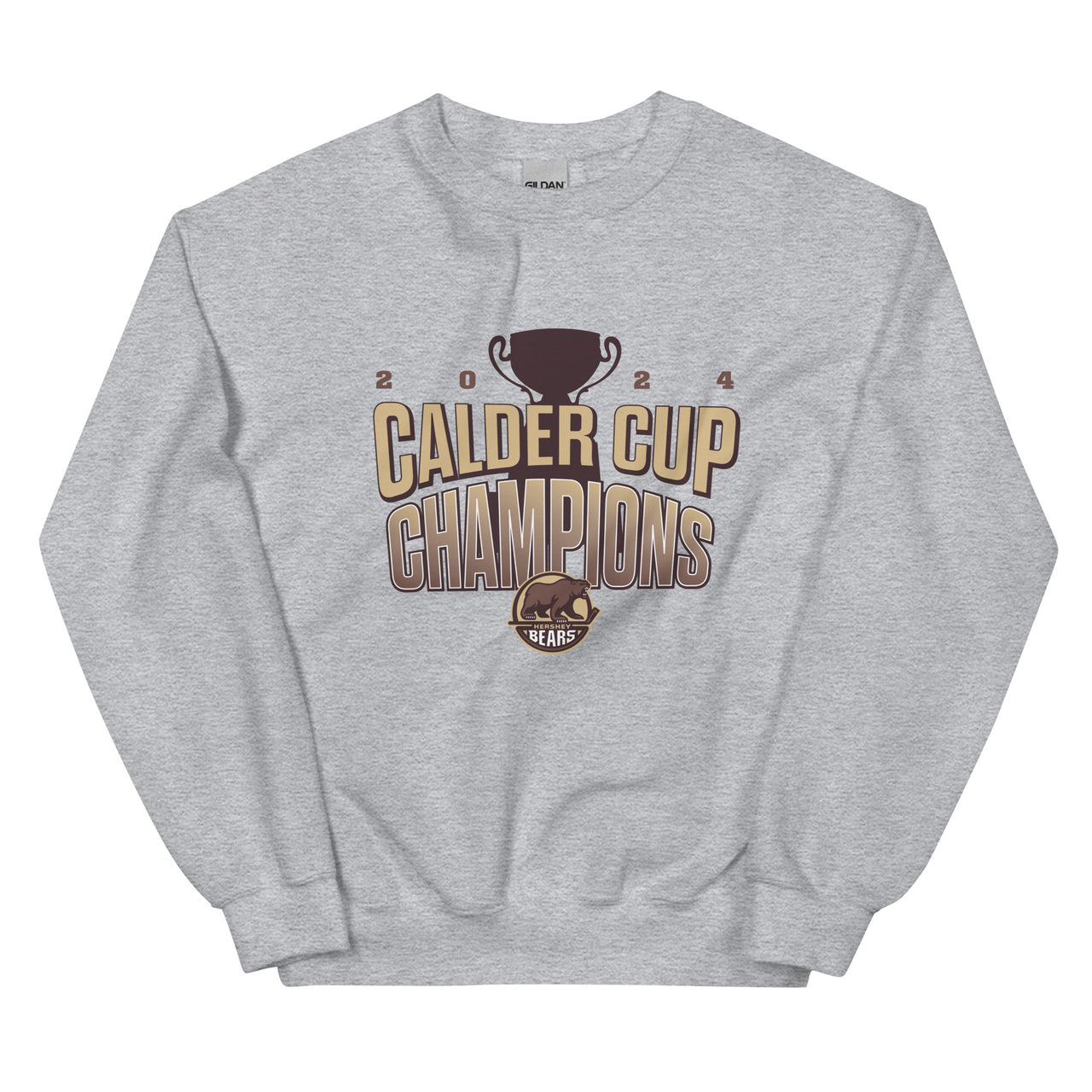 Hershey Bears 2024 Calder Cup Champions Adult Victory Crewneck Sweatshirt