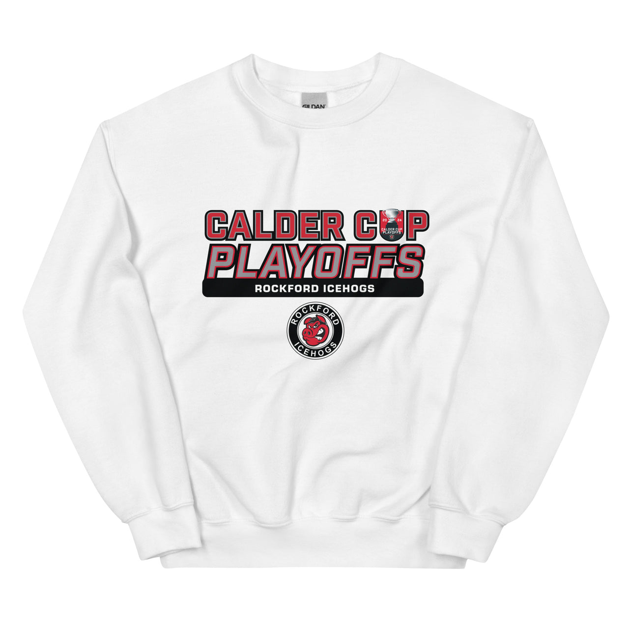 Rockford Icehogs 2024 Calder Cup Playoffs Adult Crewneck Sweatshirt