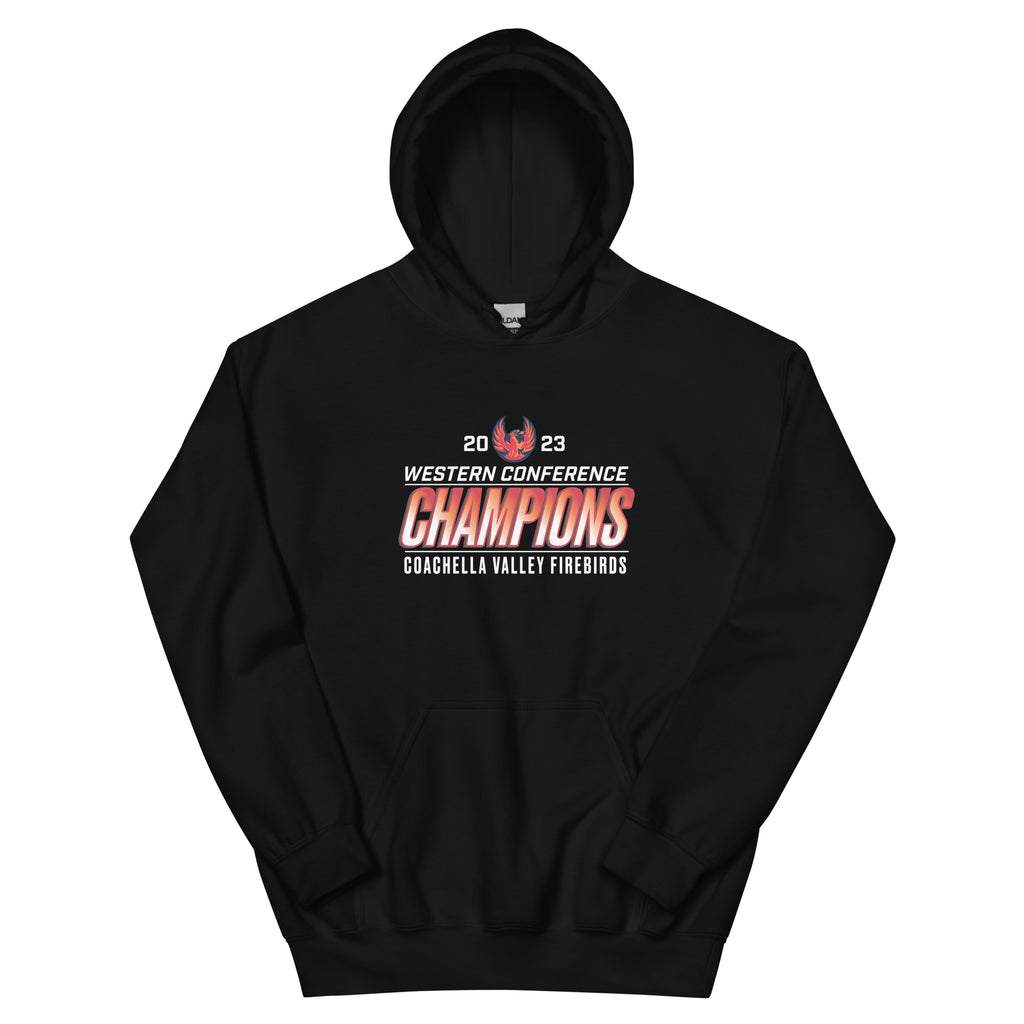 Coachella Valley Firebirds 2023 Western Conference Champions Adult Pullover Hoodie