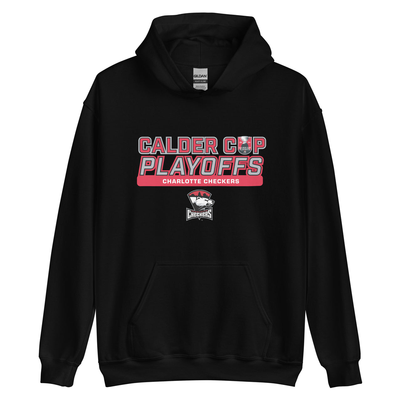Charlotte Checkers 2024 Calder Cup Playoffs Adult Pullover Hoodie