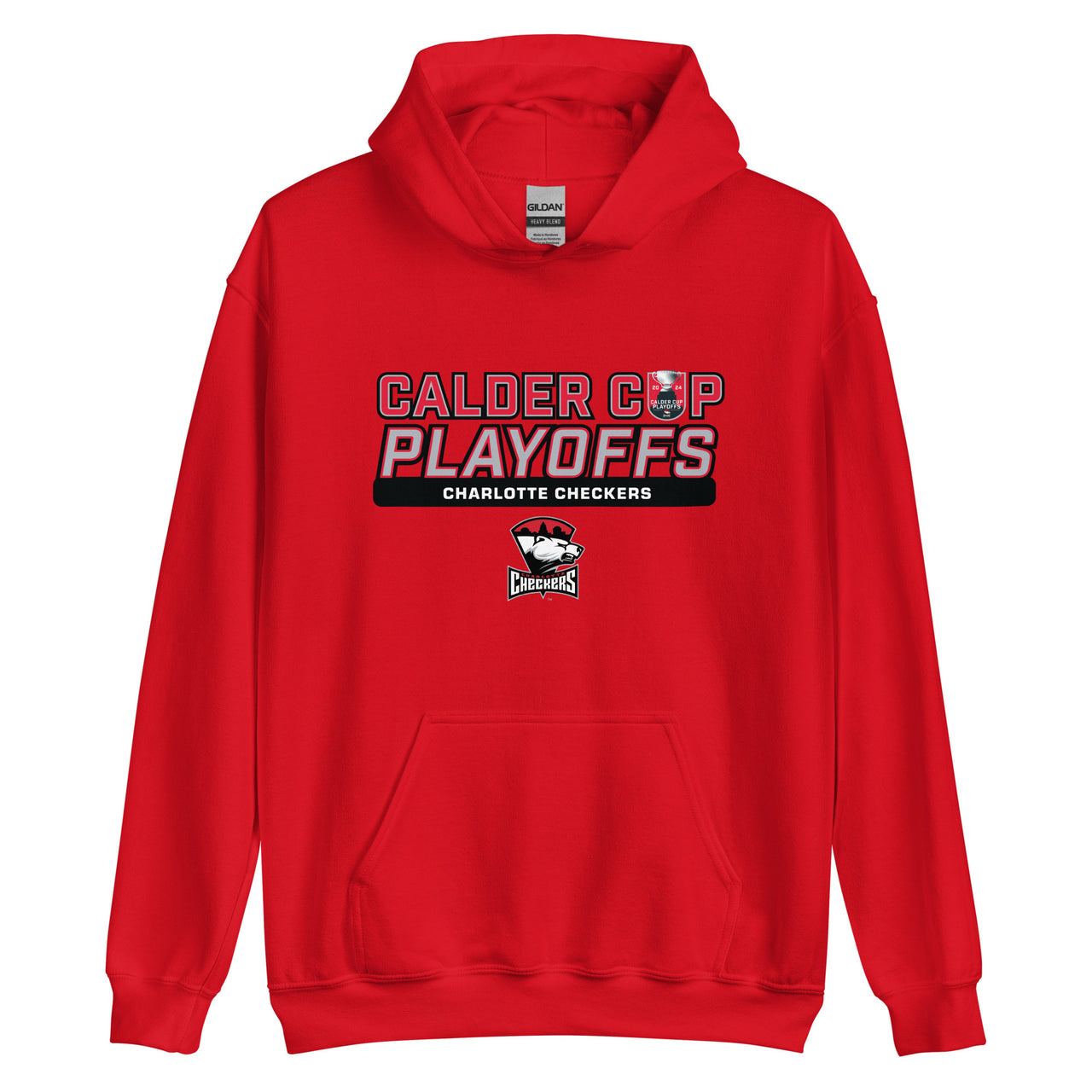 Charlotte Checkers 2024 Calder Cup Playoffs Adult Pullover Hoodie