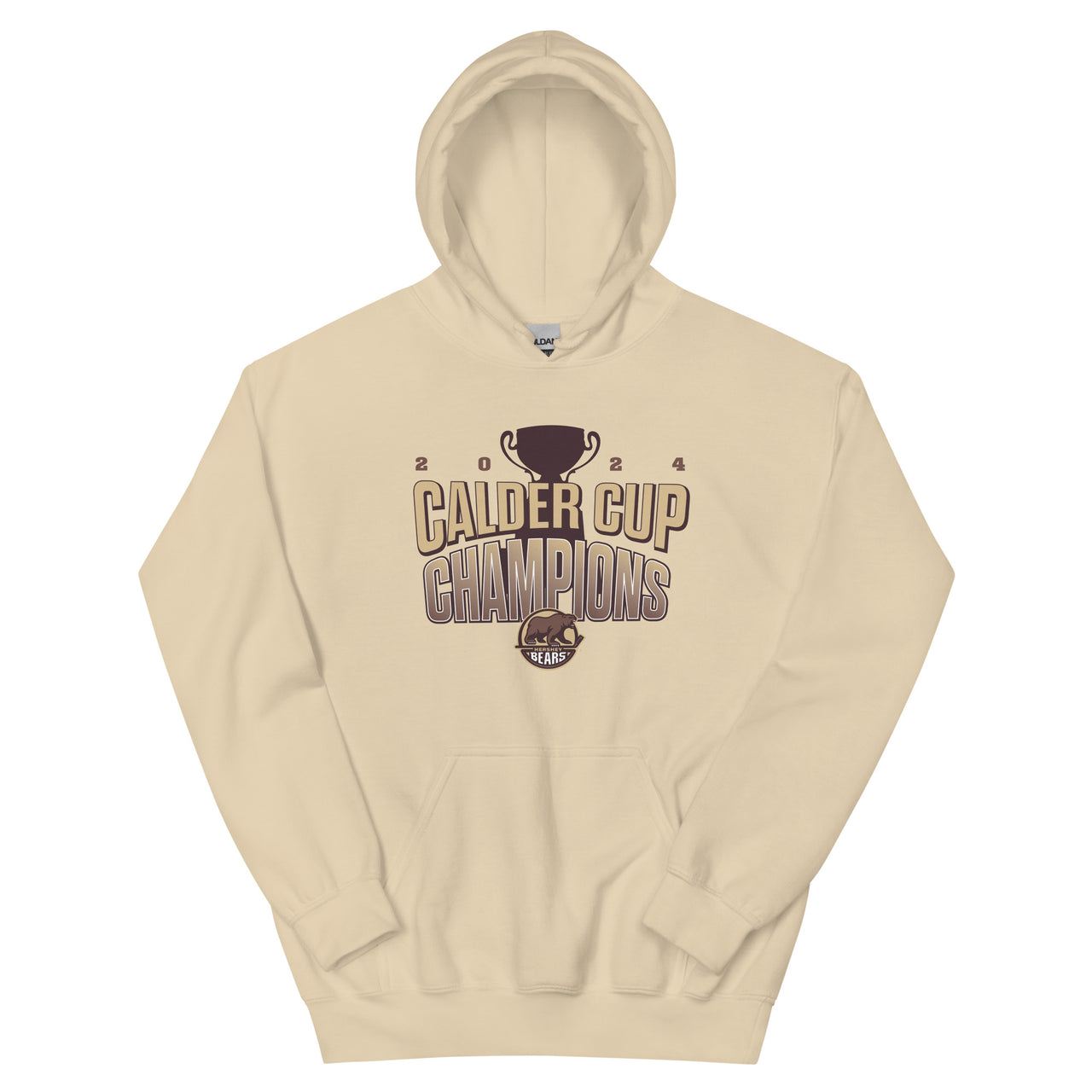 Hershey Bears 2024 Calder Cup Champions Adult Victory Pullover Hoodie