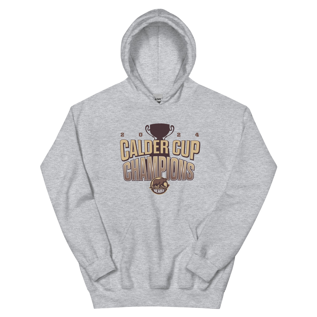 Hershey Bears 2024 Calder Cup Champions Adult Victory Pullover Hoodie