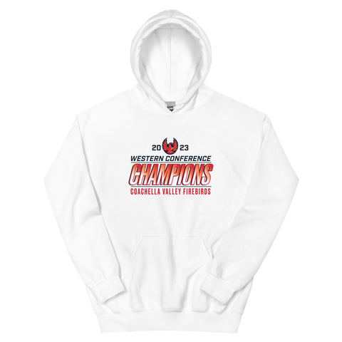Coachella Valley Firebirds 2023 Western Conference Champions Adult Pullover Hoodie