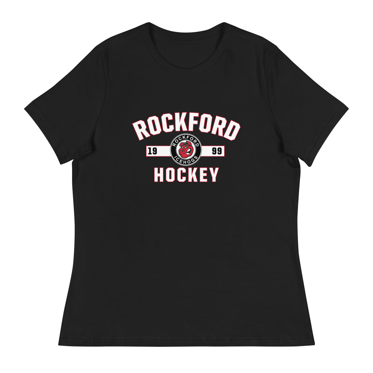Rockford IceHogs Established Ladies' Short Sleeve T-Shirt