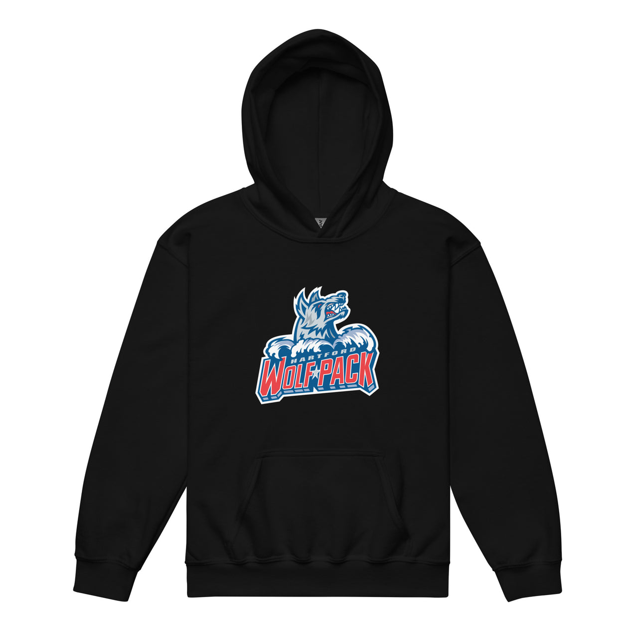 Hartford Wolf Pack Primary Logo Youth Hoodie
