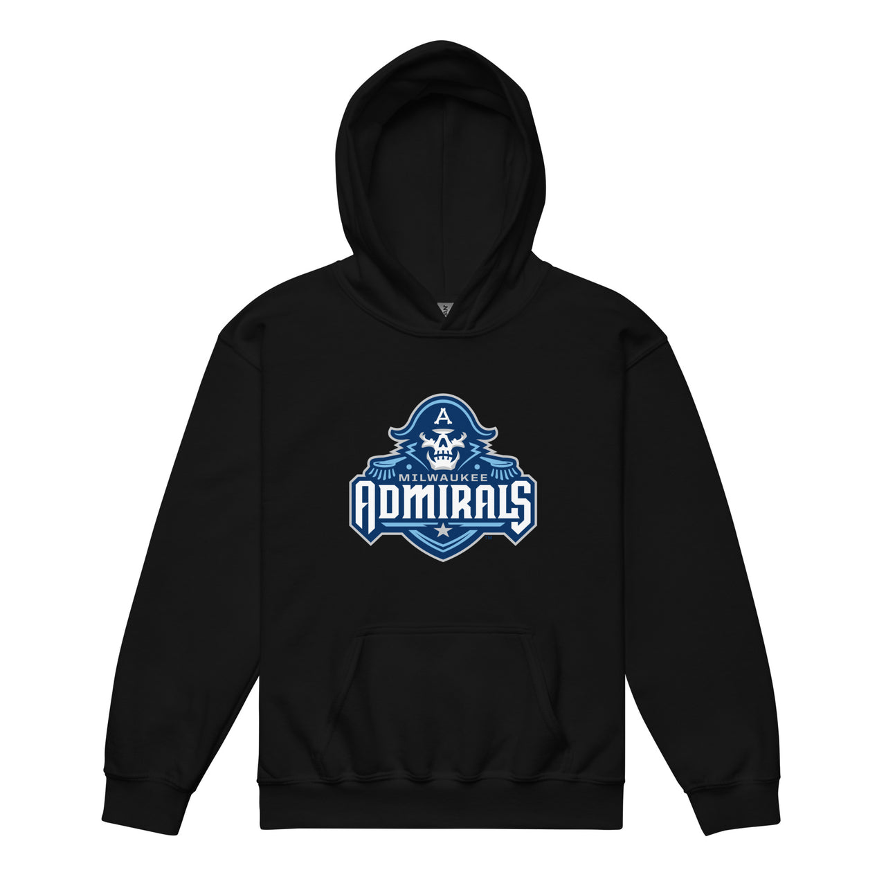 Milwaukee Admirals Primary Logo Youth Hoodie