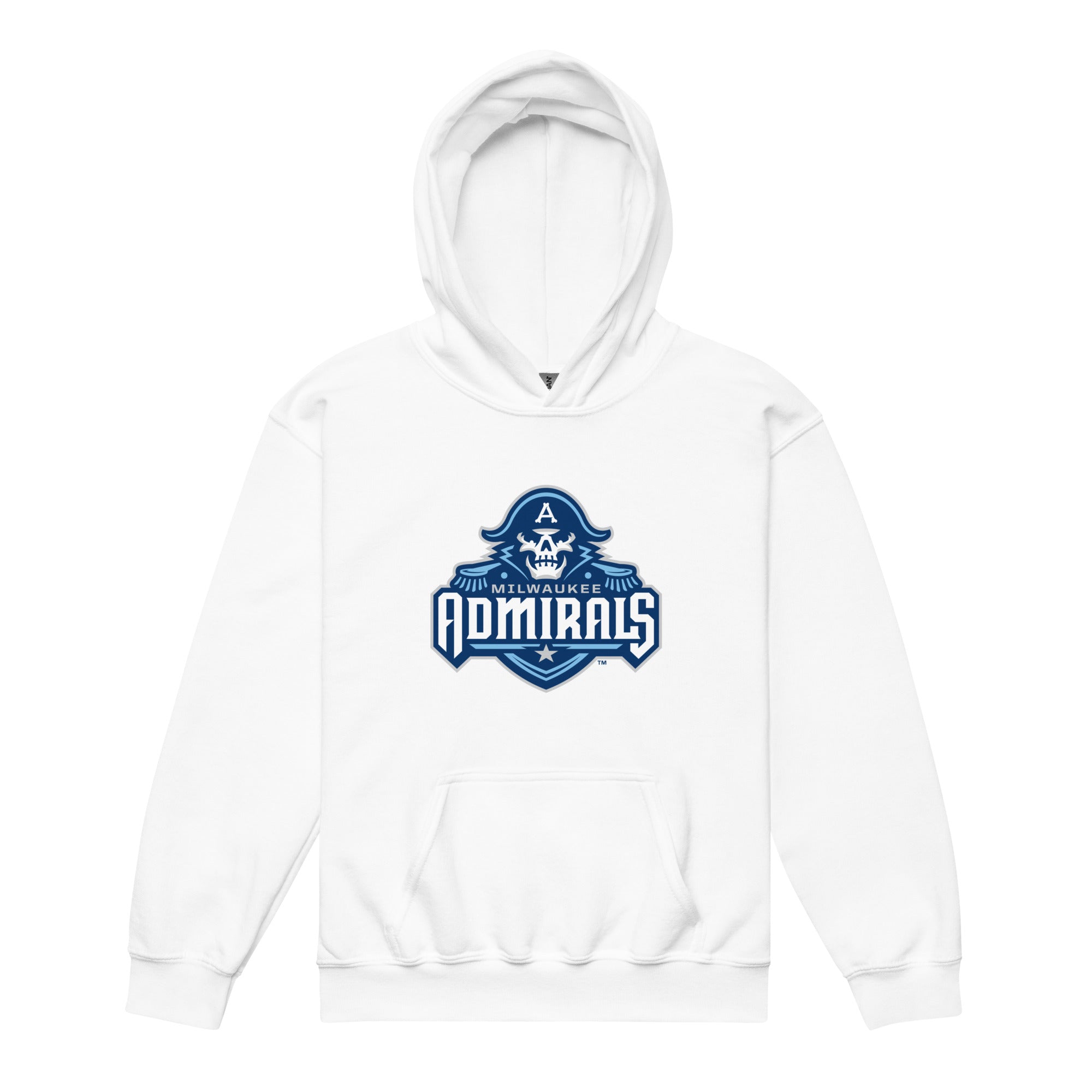 Milwaukee Admirals Primary Logo Youth Hoodie