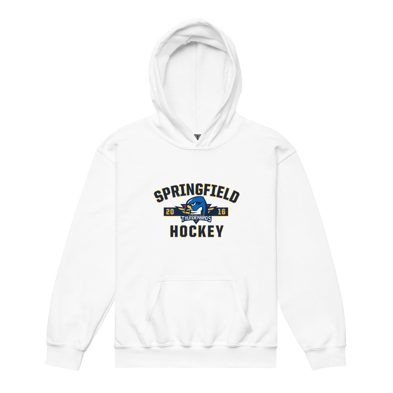 Springfield Thunderbirds Established Logo Youth Pullover Hoodie