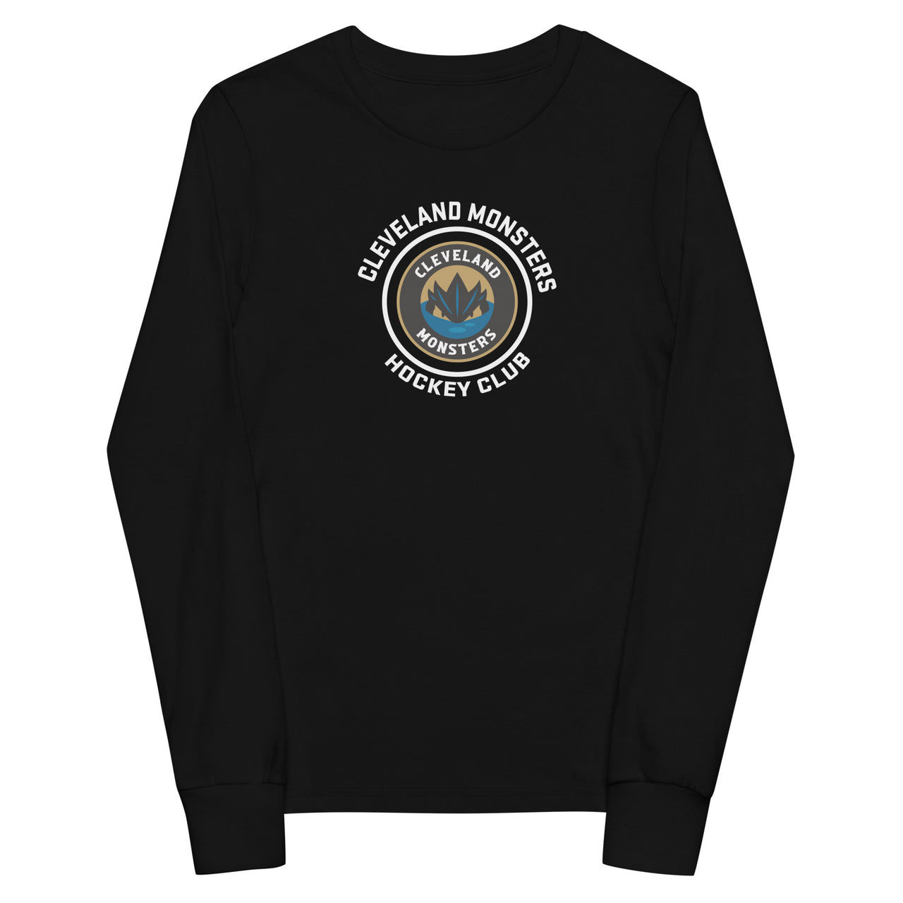 Cleveland Monsters Faceoff Youth long sleeve tee