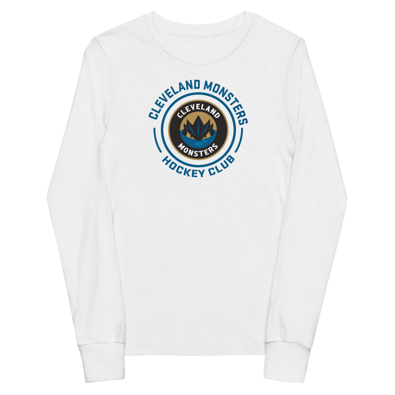 Cleveland Monsters Faceoff Youth long sleeve tee