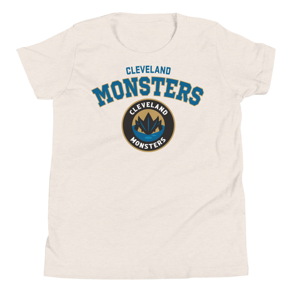 Cleveland Monsters Arch Youth Short Sleeve T-Shirt