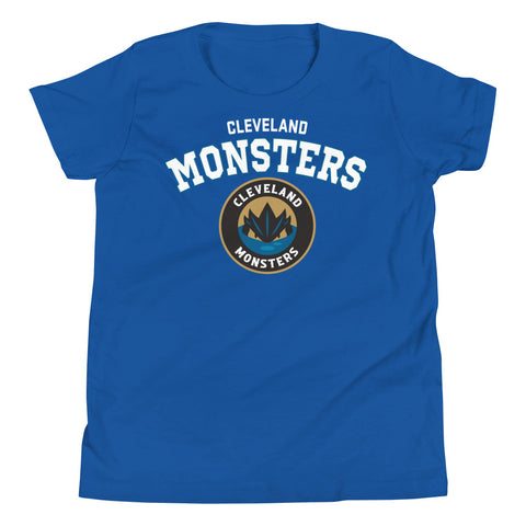 Cleveland Monsters Arch Youth Short Sleeve T-Shirt