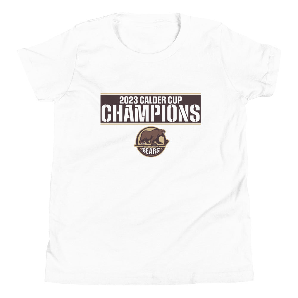 Hershey Bears 2023 Calder Cup Champions Youth Crossbar Short Sleeve T-Shirt