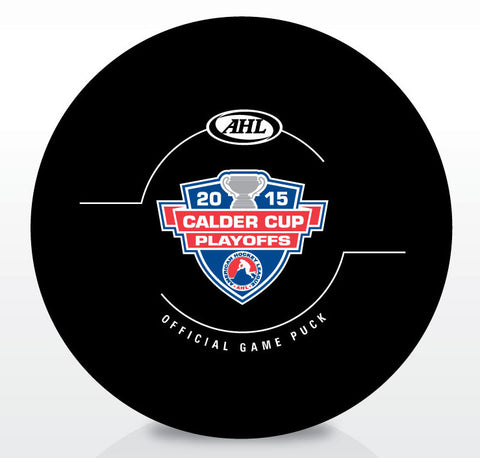 2015 Calder Cup Playoffs Official Game Puck