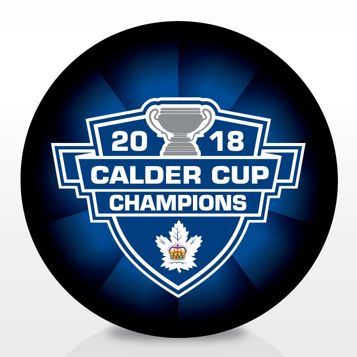Toronto Marlies 2018 Calder Cup Champions Souvenir Puck