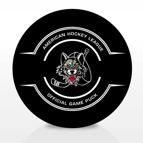 Chicago Wolves Official Center Ice Game Puck