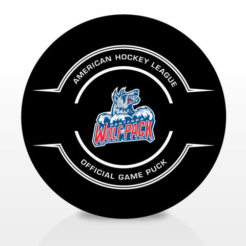 Hartford Wolf Pack Official Center Ice Game Puck
