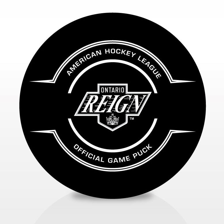 Ontario Reign Official Center Ice Game Puck
