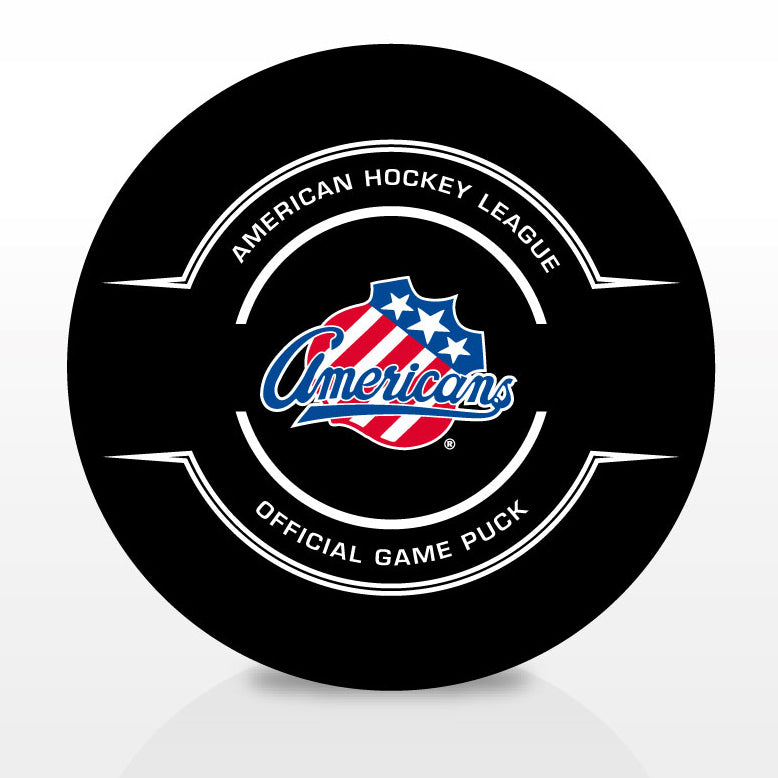 Rochester Americans Official Center Ice Game Puck