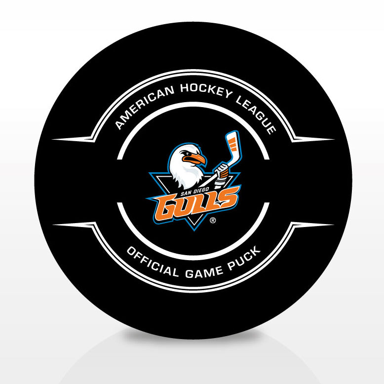 San Diego Gulls Official Center Ice Game Puck