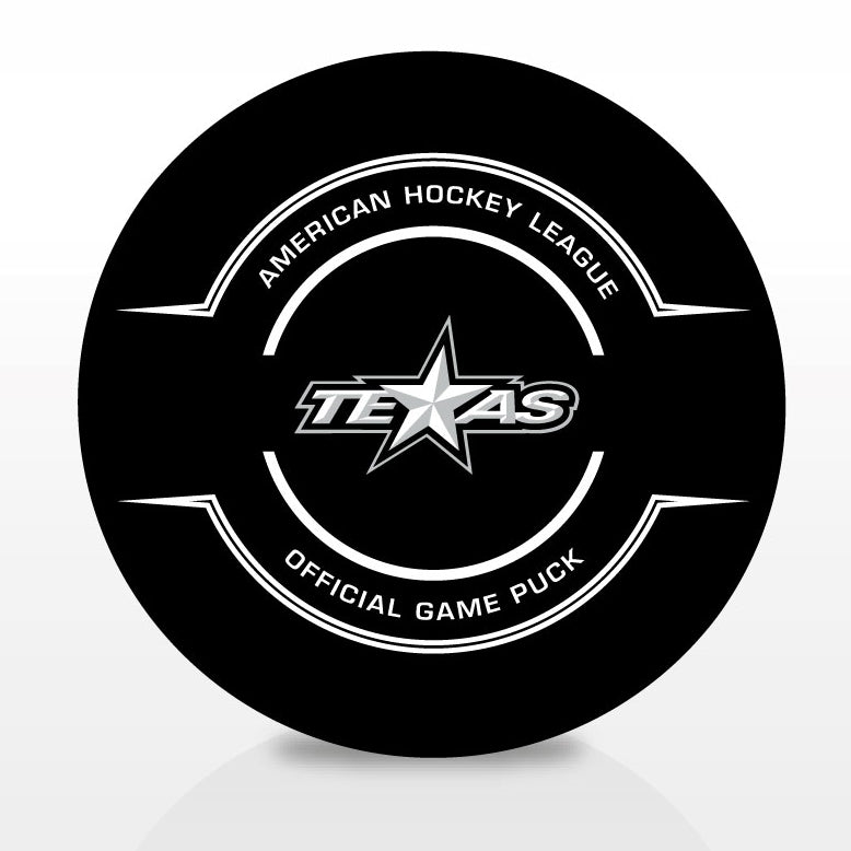 Texas Stars Official Center Ice Game Puck