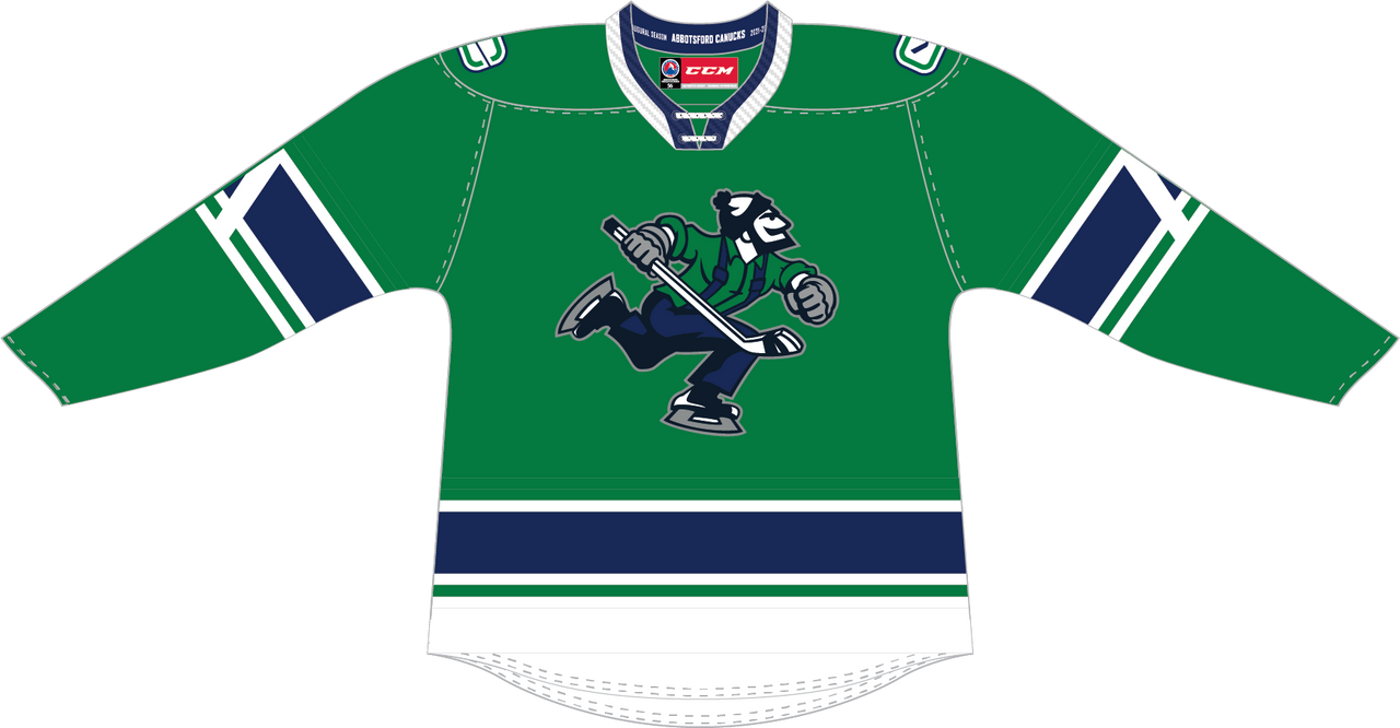 CCM Quicklite Abbotsford Canucks Premier Green Jersey