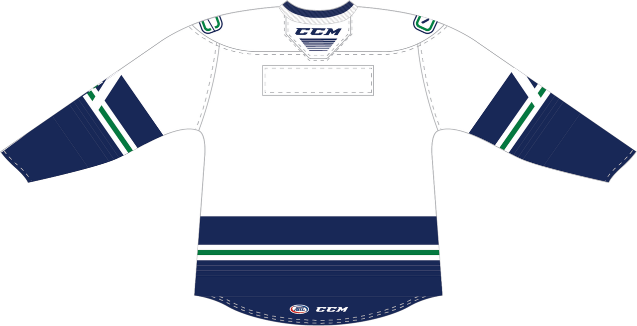 CCM Quicklite Abbotsford Canucks Premier White Jersey