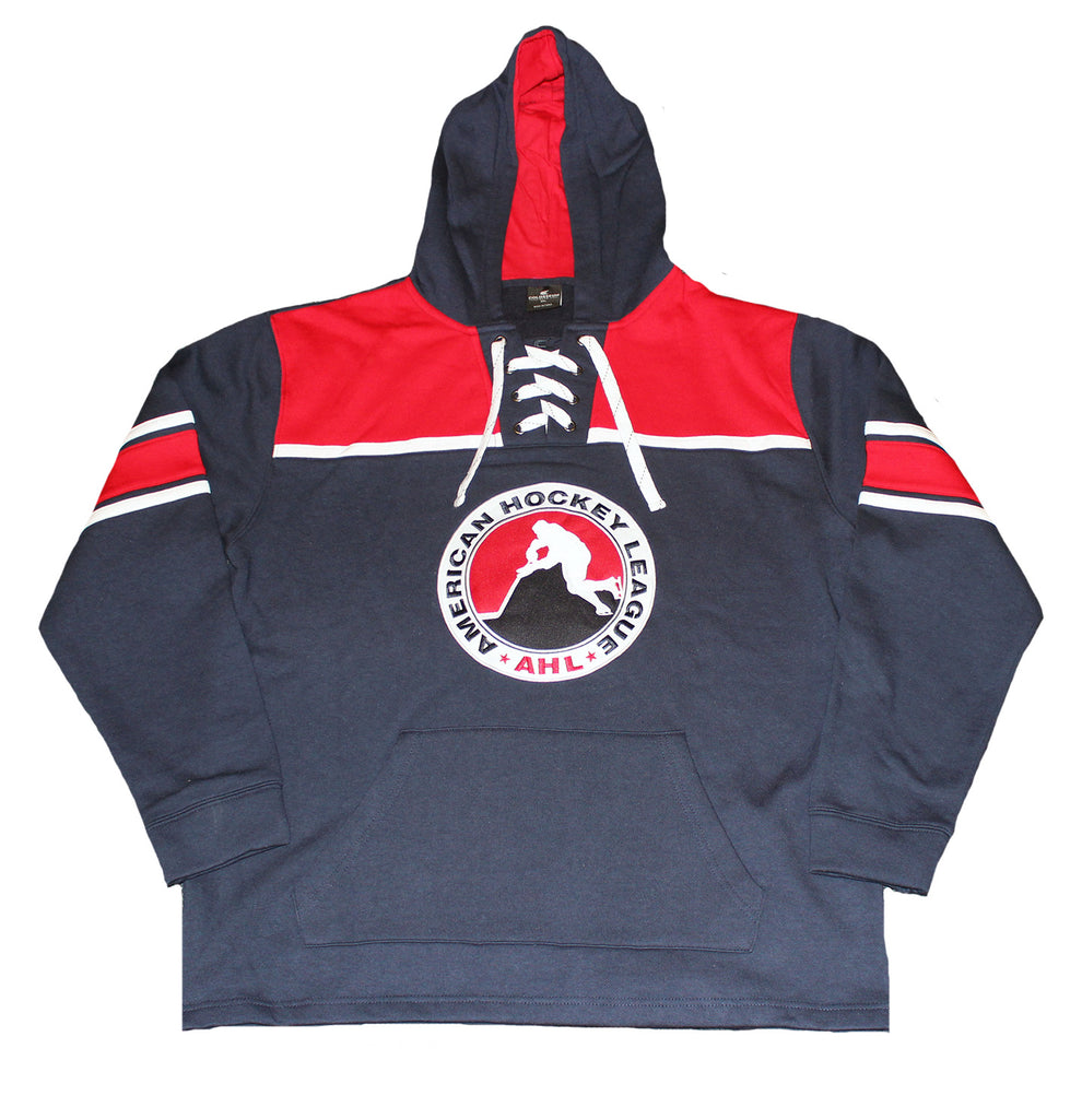Colosseum American Hockey League Hockey Lace Pullover Hoodie