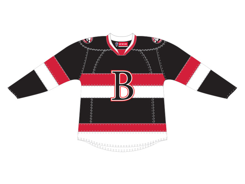 CCM Quicklite Belleville Senators Customized Premier Black Jersey