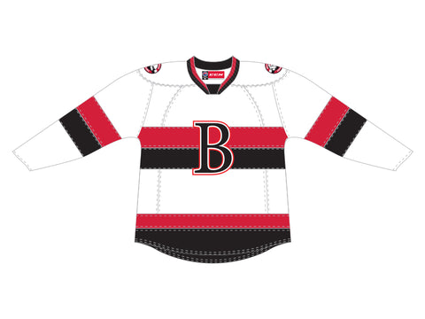 CCM Quicklite Belleville Senators Customized Premier White Jersey