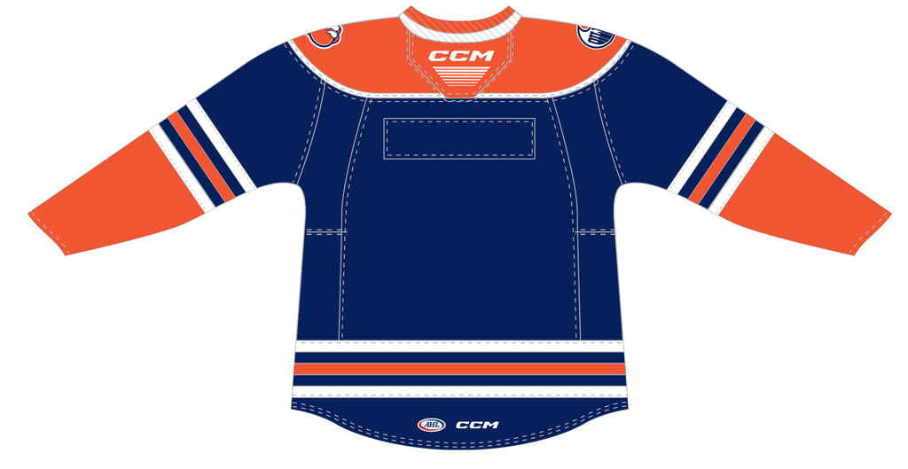 Blue Hockey Jersey With Yellow Stripes SVG PNG JPG Hockey 